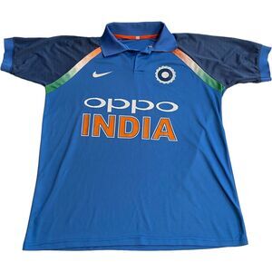 Nike Dri-Fit Oppo India Cricket Jersey Mens Size XL 2018 Sports Shirt